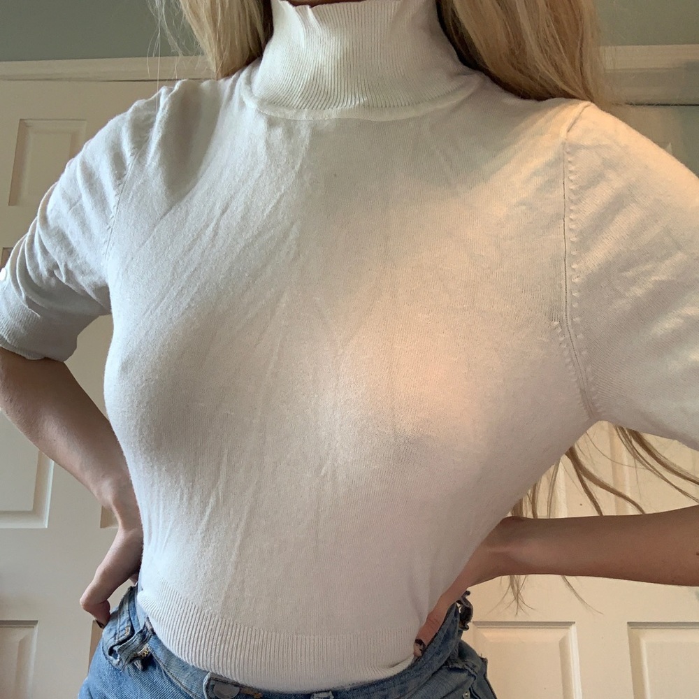 Express design studio quarter sleeve sweater